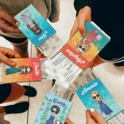 Tropical Summer Sunset Beach - Personalized Passport Cover, Passport Holder - Gift For Bestie -Pawfect House Store 013 THUMB2