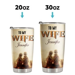 To My Wife, You Are My Queen Forever - Couple Personalized Custom Tumbler - Gift For Couple, Husband Wife, Anniversary, Engagement, Wedding, Marriage Gift -Pawfect House Store 1 21c95664 815c 4c68 9186 d284670e8736