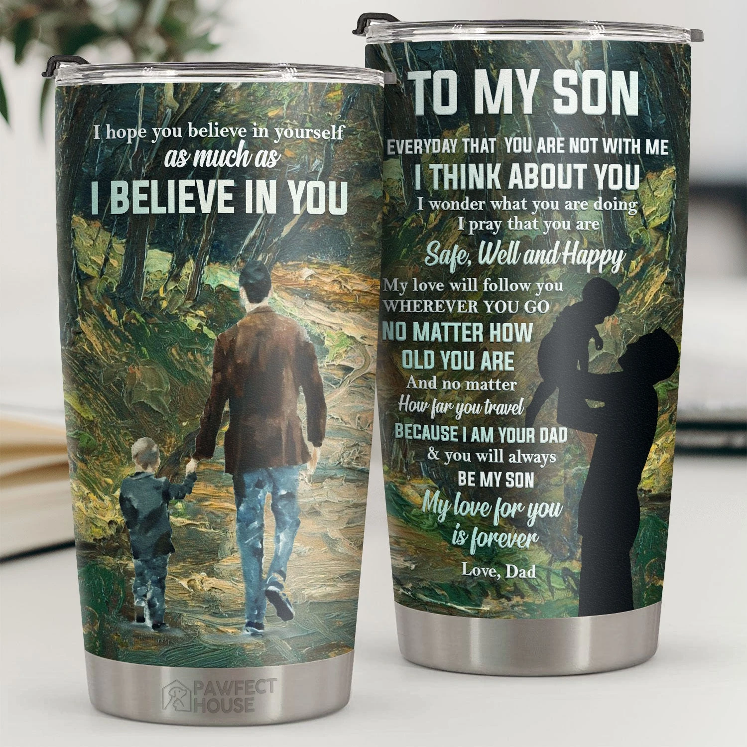 My Love Will Follow You Wherever You Go No Matter How Old You Are - Tumbler - To My Son, Gift For Son, Son Gift From Dad, Birthday Gift For Son 1 My Love Will Follow You Wherever You Go No Matter How Old You Are - Tumbler - To My Son, Gift For Son, Son Gift From Dad, Birthday Gift For Son