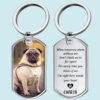 Custom Photo Forever My Furry Angel - Memorial Personalized Custom Keychain - Sympathy Gift For Pet Owners, Pet Lovers