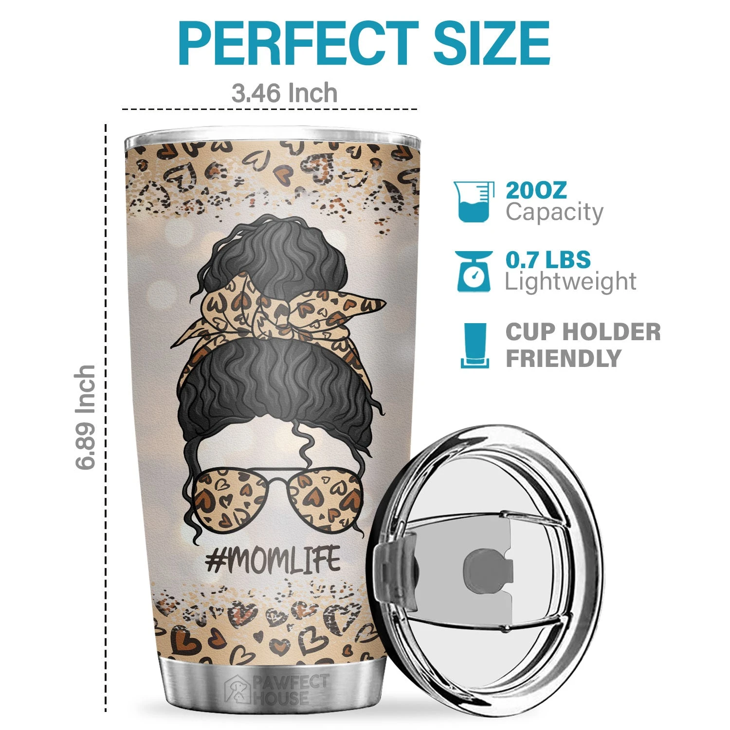 Mom Nutrition Facts - Tumbler - To My Mom, Gift For Mom, Mom Gift From Daughter And Son, Birthday Gift For Mom 2 Mom Nutrition Facts - Tumbler - To My Mom, Gift For Mom, Mom Gift From Daughter And Son, Birthday Gift For Mom - Image 2