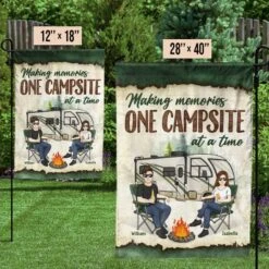 Drive Slow Drunk Campers Matter - Couple Personalized Custom Flag - Gift For Husband Wife, Anniversary, Camping Lovers -Pawfect House Store 3. THUMB 2 963285e7 27a9 4354 bd38 53de8c1ee815