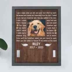 11x9in Pet Collar Frame - Memorial Personalized Custom Pet Loss Sign - Pet Memorial Gifts, Dog Memorial Gifts For Loss Of Dog, Dog Memorial Picture Frame, Pet Memorial Frame -Pawfect House Store 3. THUMB 3 04e9f492 67f6 4363 a8eb 8e56e748ece7