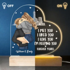 I Love You I'm Keeping You - Couple Personalized Custom Heart Shaped 3D LED Light - Gift For Husband Wife, Anniversary -Pawfect House Store 3. THUMB 3 89495a3d 1ea3 4998 a6da 8053579d3976