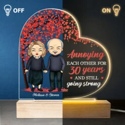 You’re The Only One - Couple Personalized Custom Heart Shaped 3D LED Light - Gift For Husband Wife, Anniversary -Pawfect House Store 3. THUMB 3 a8616c8f 04dd 486c a2ca edef0990abf3