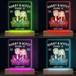 Hubby & Wifey Season - Couple Personalized Custom 3D LED Light - Gift For Husband Wife, Anniversary -Pawfect House Store 3. THUMB 4 866d94ad 5486 4ecd 8562 2436b05690f8