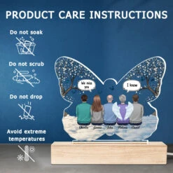 We Miss You More Than Anything - Memorial Personalized Custom Butterfly Shaped 3D LED Light - Mother's Day, Sympathy Gift, Gift For Family Members -Pawfect House Store 3. THUMB 5 7d09cc28 4efd 4c7a b385 19c8da75afac