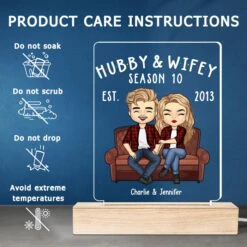 Hubby & Wifey Season - Couple Personalized Custom 3D LED Light - Gift For Husband Wife, Anniversary -Pawfect House Store 3. THUMB 5 d0efa5c6 cd77 451d b41e 9965fdb4f0f4