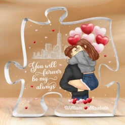You Are My Missing Piece - Couple Personalized Custom Puzzle Shaped Acrylic Plaque - Gift For Husband Wife, Anniversary -Pawfect House Store 3. Thumbnail4 8109615a a96c 4ecc b932 cd2dbde0cbe7