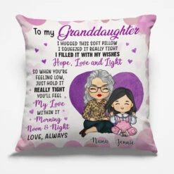 You’ll Feel My Love Within This Pillow - Family Personalized Custom Pillow - Gift For Grandchildren