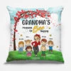 My Reasons To Bee Happy - Family Personalized Custom Pillow - Mother's Day, Birthday Gift For Grandma