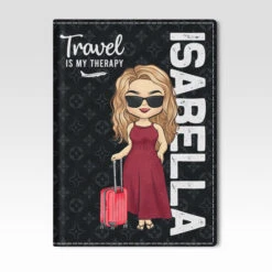 Collect Moments Not Things - Travel Personalized Custom Passport Cover, Passport Holder - Gift For Travel Lovers -Pawfect House Store 3. thumb 3 57d8ef59 d63c 4565 a114 e81402a2660c