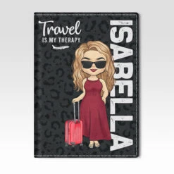 To Travel Is To Live - Travel Personalized Custom Passport Cover, Passport Holder - Gift For Travel Lovers -Pawfect House Store 3. thumb 3 d6056844 a07f 4ac8 b690 a1af6f37aaa0