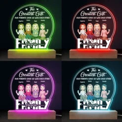 Siblings Forever - Family Personalized Custom Snow Globe Shaped 3D LED Light - Mother's Day, Gift For Family Members -Pawfect House Store 3. thumb 4 1c0e7e85 7e69 48ff a49a 71ec0cb3f0de