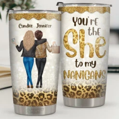 We're More Than Just Friends - Bestie Personalized Custom Tumbler - Gift For Best Friends, BFF, Sisters