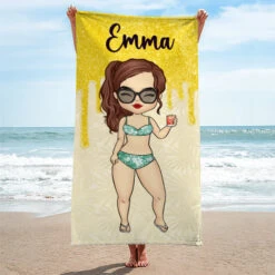 Life's A Beach, Enjoy The Party - Bestie Personalized Custom Beach Towel - Gift For Best Friends, BFF, Sisters -Pawfect House Store 3.1.3 Thumb 3 3c9b1da7 beb1 4f56 8e35 f4a30c9dd7ea