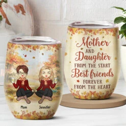 The Love Between Us Is Forever - Family Personalized Custom Wine Tumbler - Mother's Day, Birthday Gift For Mother From Daughter -Pawfect House Store 3.1.4 Thumb 4 53e9649b 7940 47a2 a7c8 e317c2889a94