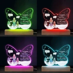 Once By My Side, Forever In My Heart - Memorial Personalized Custom Butterfly Shaped 3D LED Light - Sympathy Gift, Gift For Pet Owners, Pet Lovers -Pawfect House Store 3.4. thumb 4 6d099a75 4376 4a45 b84b d63acd5d7d71