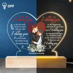 I’d Choose You In A Hundred Lifetimes - Couple Personalized Custom Heart Shaped 3D LED Light - Gift For Husband Wife, Anniversary -Pawfect House Store 3.THUMB 3 3b095706 8741 4035 8bc0 5a71321cafea