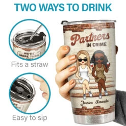 We Are Like A Really Small Gang - Bestie Personalized Custom Tumbler - Gift For Best Friends, BFF, Sisters -Pawfect House Store 3.THUMB 3 793f80e6 18d4 4b6b b817 daed5a7d38fc