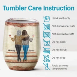 Like Mother Like Daughter - Family Personalized Custom Wine Tumbler - Mother's Day, Birthday Gift For Mother From Daughter -Pawfect House Store 3.THUMB 3 d8830d57 74be 41ed 803e 1c43aaa6a94e