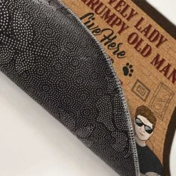 Lovely Lady & Her Grumpy Old Man Live Here - Dog Personalized Custom Decorative Mat - Gift For Couples, Pet Owners, Pet Lovers -Pawfect House Store 3.THUMB 4 2e1f01f8 1e15 4552 920e ef3ce23b6688