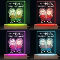 Mother, You're Forever Our Friend - Family Personalized Custom Rectangle Shaped 3D LED Light - Mother's Day, Birthday Gift For Mom -Pawfect House Store 3.THUMB 4 7947b5b8 e8ae 4183 bee3 cd27560648bf