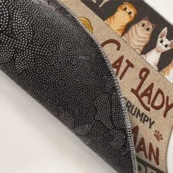 A Crazy Cat Lady & A Grumpy Old Man Live Here - Cat Personalized Custom Decorative Mat - Gift For Couples, Pet Owners, Pet Lovers -Pawfect House Store 3.THUMB 4 8fa9e89e bbee 4d7b 9c3a e6d0b7c8f279