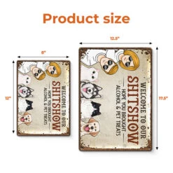 Hope You Brought Alcohol & Pet Treats - Dog & Cat Personalized Custom Home Decor Metal Sign - House Warming Gift For Pet Owners, Pet Lovers -Pawfect House Store 3.THUMB 4 c4099315 aff5 45a0 bcdc 5727bb67bd7f