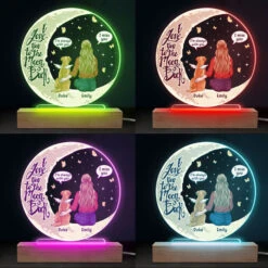 I Love You To The Moon & Back - Memorial Personalized Custom Round Shaped 3D LED Light - Sympathy Gift, Gift For Pet Owners, Pet Lovers -Pawfect House Store 3.THUMB 4 cc77eec8 002c 4a68 9708 33241dda4835