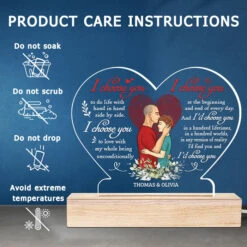 I’d Choose You In A Hundred Lifetimes - Couple Personalized Custom Heart Shaped 3D LED Light - Gift For Husband Wife, Anniversary -Pawfect House Store 3.THUMB 5 58bef710 81e7 42cc b7fb 7731506dc860