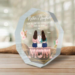 You Are The Piece That Holds Us Together, Mom - Family Personalized Custom Nonagon Shaped Acrylic Plaque - Mother's Day, Birthday Gift For Mom From Daughters -Pawfect House Store 3.Thumb3 4b002f2e dfeb 4f05 a035 7f8b9d232300