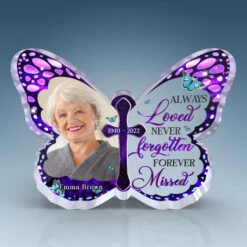 I Am Always With You - Memorial Personalized Custom Butterfly Shaped Acrylic Plaque - Upload Image, Sympathy Gift, Gift For Family Members -Pawfect House Store 3.Thumb3 be991dd5 7244 475d 9f0e 54eebff9366c