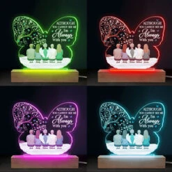 You Can't See Me, But I'm Always With You - Memorial Personalized Custom Round Shaped 3D LED Light - Mother's Day, Sympathy Gift, Gift For Family Members -Pawfect House Store 3.Thumb4 50ba40ef 3fd9 48e8 9ed4 a5a8283b83d1