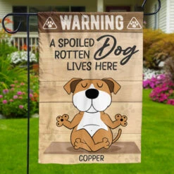 Spoiled Rotten Dogs Live Here - Dog Personalized Custom Flag - Gift For Pet Owners, Pet Lovers -Pawfect House Store 3 e3c6f669 2993 4a54 8567 bb3c509912f3