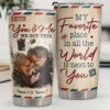You & Me, We Got This - Personalized Tumbler - Upload Image, Gift For Couple, Husband Wife, Anniversary, Engagement, Wedding, Marriage Gift