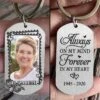 You're Forever In My Heart - Personalized Keychain - Upload Image, Gift For Husband Wife, Memorial Gift