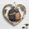 Couple Se Serrant Dans Ses Bras Depuisnotre Premier Baiserjusqu'ànotre Dernier Souffle - Gift For Couples, Husband Wife, Personalized Shaped Wood Sign French
