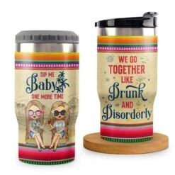 Sip Me Baby - Personalized Can Cooler - Gift For Bestie