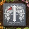 It's A Long Walk, But Our Paths Will Cross Again - Personalized Memorial Stone, Human Grave Marker - Memorial Gift, Sympathy Gift