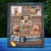 11x9in Personalized Pet Memorial Frame - Forever In Our Hearts - Memorial Pet Loss Sign - Dog Sympathy Gifts, Pet Memorial Gifts, Pet Loss Gifts, Dog In Loving Memory Picture Frame