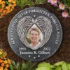 Always Loved, Never Forgotten, Forever Missed - Personalized Memorial Stone, Human Grave Marker - Upload Image, Memorial Gift, Sympathy Gift