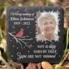 Not A Day Goes By That You're Not Missed - Personalized Memorial Stone, Human Grave Marker - Upload Image, Memorial Gift, Sympathy Gift