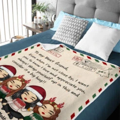 Wrap Yourself Up In This And Consider It A Big Hug - Personalized Custom Blanket - Gift For Bestie, Best Friend, Sister, Birthday Gift For Bestie And Friend, Christmas Gift -Pawfect House Store 6. THUMB 3 a21977be 0c27 4e5e b9df 319fefff31f3