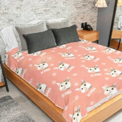 Colorful Paw Prints - Personalized Custom Blanket - Upload Image, Gift For Pet Lovers, Christmas Gift -Pawfect House Store 6. THUMB 4 14644e70 29fd 41ce a9e5 86bf01554640