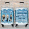 Best Friends Make Adventures With You - Gift For Bestie - Personalized Luggage Cover