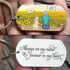 Forever In My Heart - Personalized Keychain