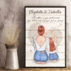A Mother Is Your Forever Friend - Mom To Daughter, Personalized Vertical Poster