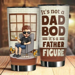 It's Not A Dad Bod But A Charming Father Figure - Gift For Dad, Grandpa - Personalized Tumbler