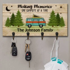One Campsite At A Time - Personalized Key Hanger, Key Holder - Gift For Camping Lovers -Pawfect House Store 6. THUMBNAIL 2 58f95a8a 9808 46bb 9a5f 7c3a6c988cad